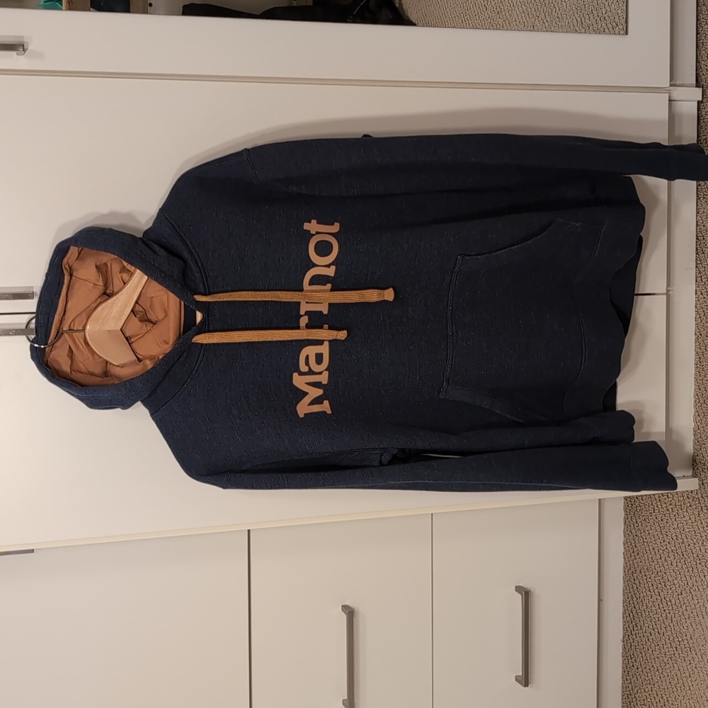 Marmot Hoodie Navy Men's L